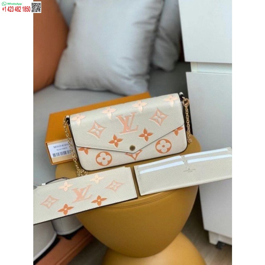 ρεπλίκα Louis Vuitton Felicie Pochette δίπλα στην πισίνα M80498 Blv526