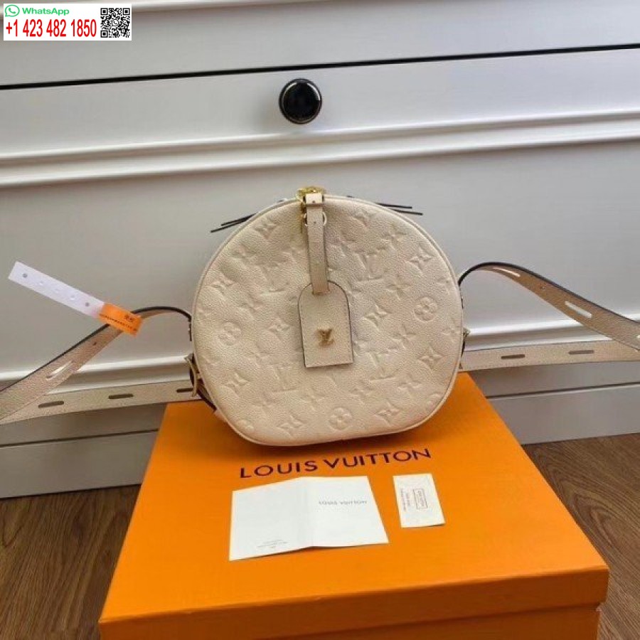 ρεπλίκα Louis Vuitton Boite Chapeau Souple Mm μονόγραμμα Empreinte M45276 Blv487