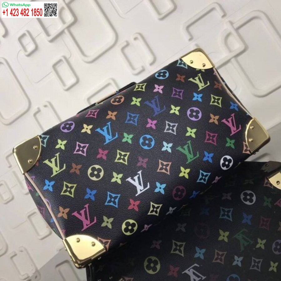 çoğaltma Louis Vuitton Speedy 30 çanta Monogram çok Renkli M92642 Blv585