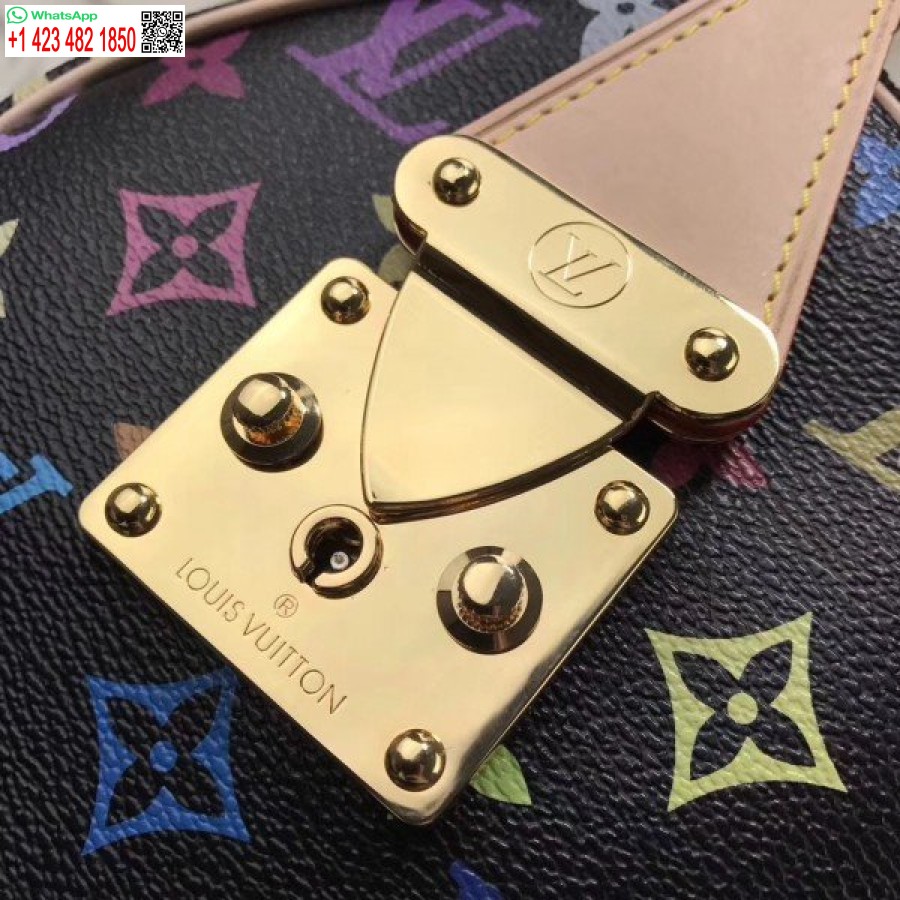 çoğaltma Louis Vuitton Speedy 30 çanta Monogram çok Renkli M92642 Blv585