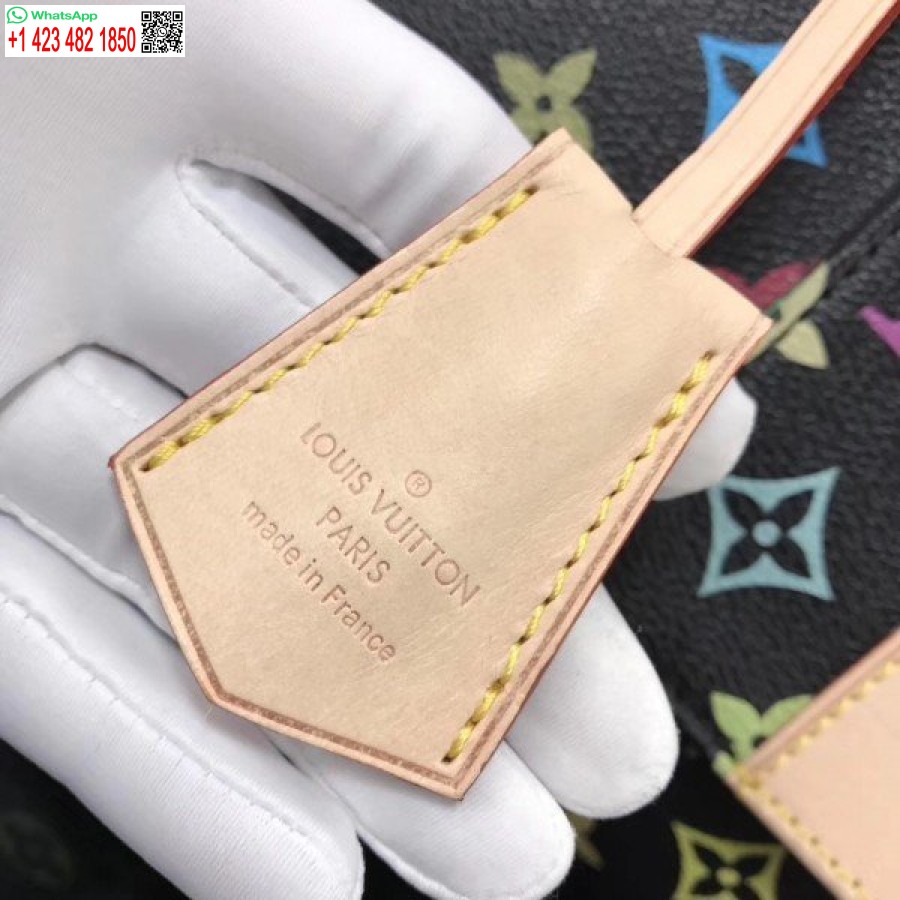 çoğaltma Louis Vuitton Speedy 30 çanta Monogram çok Renkli M92642 Blv585