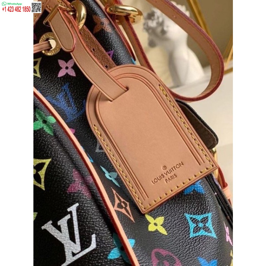çoğaltma Louis Vuitton Petit Noe çanta Monogram çok Renkli M42230 Blv588