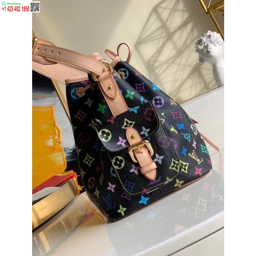 çoğaltma Louis Vuitton Petit Noe çanta Monogram çok Renkli M42230 Blv588