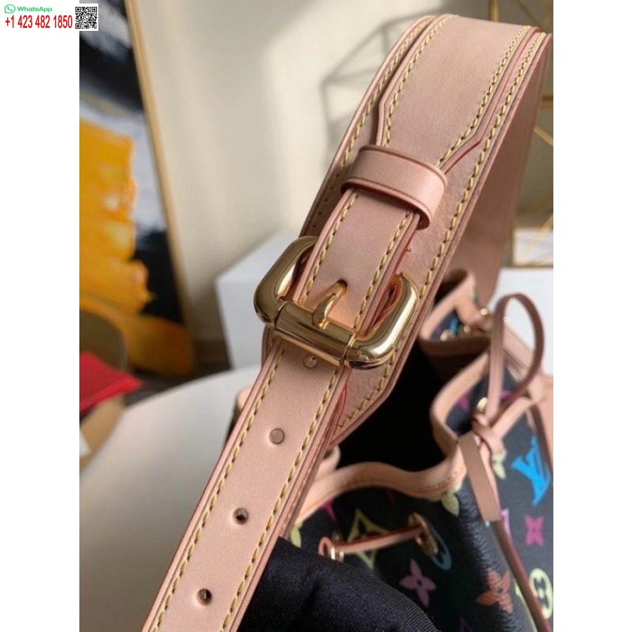 çoğaltma Louis Vuitton Petit Noe çanta Monogram çok Renkli M42230 Blv588