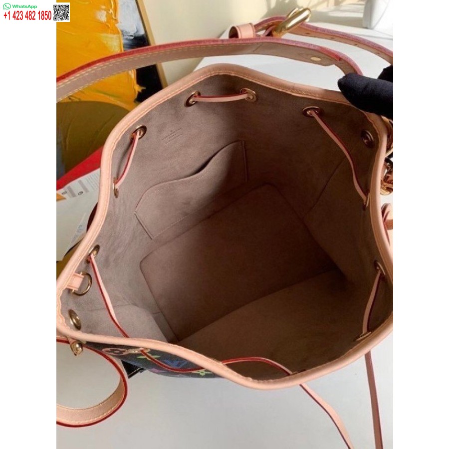 çoğaltma Louis Vuitton Petit Noe çanta Monogram çok Renkli M42230 Blv588