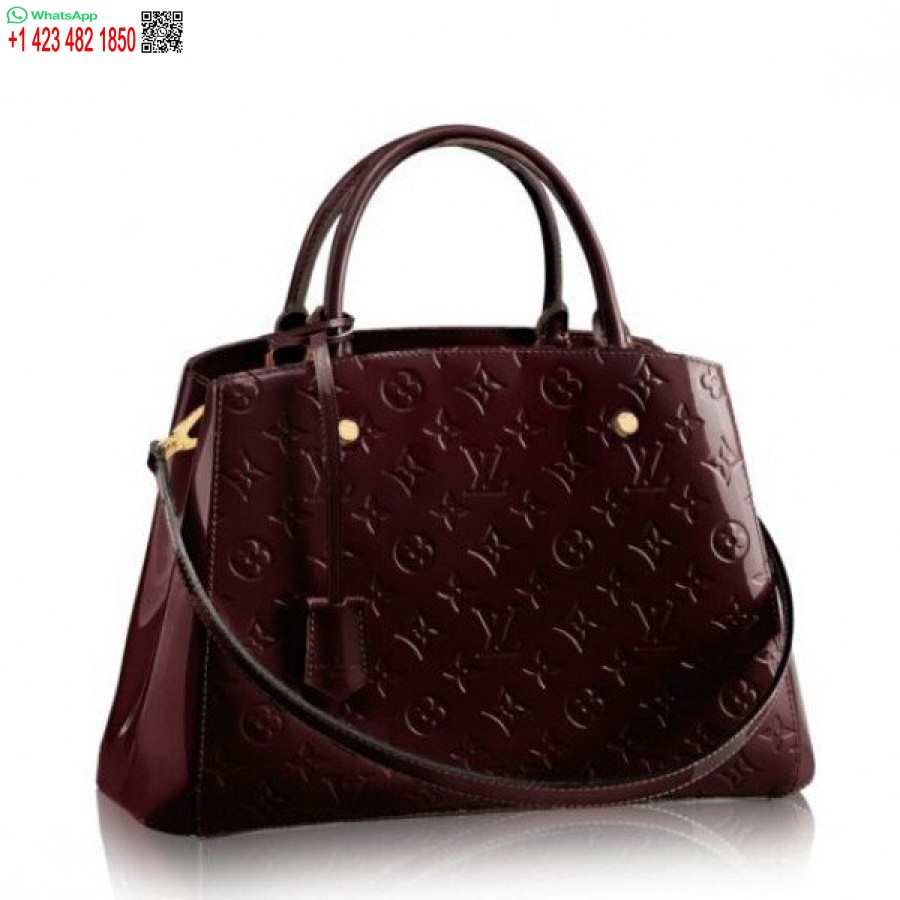 Replica Louis Vuitton Montaigne Mm Tas Monogram Vernis M50400 Blv604