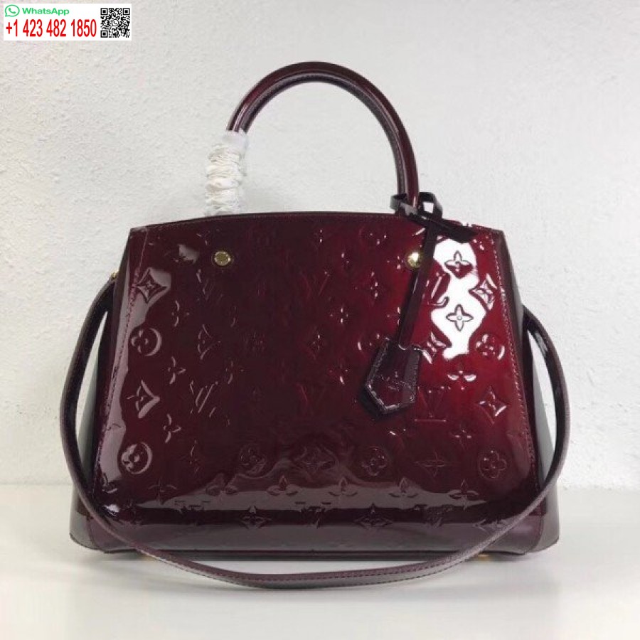 Replica Louis Vuitton Montaigne Mm Tas Monogram Vernis M50400 Blv604