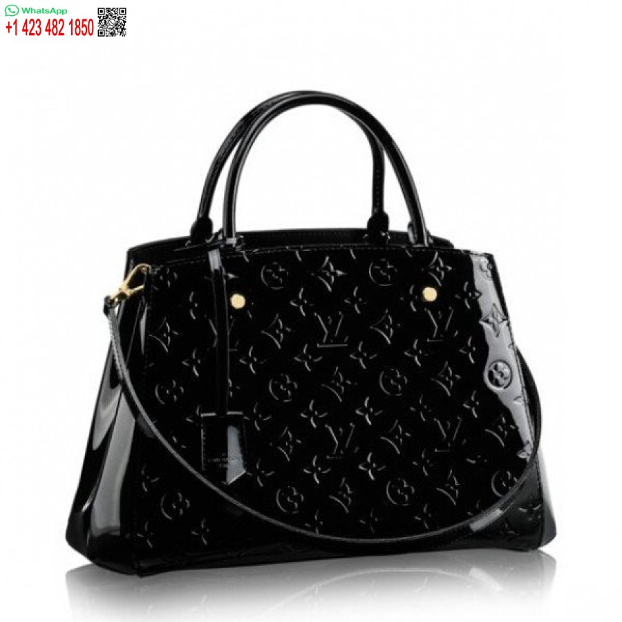 Replica Louis Vuitton Montaigne Mm Tas Monogram Vernis M50168 Blv605