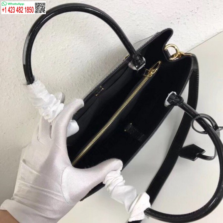 Replica Louis Vuitton Montaigne Mm Tas Monogram Vernis M50168 Blv605