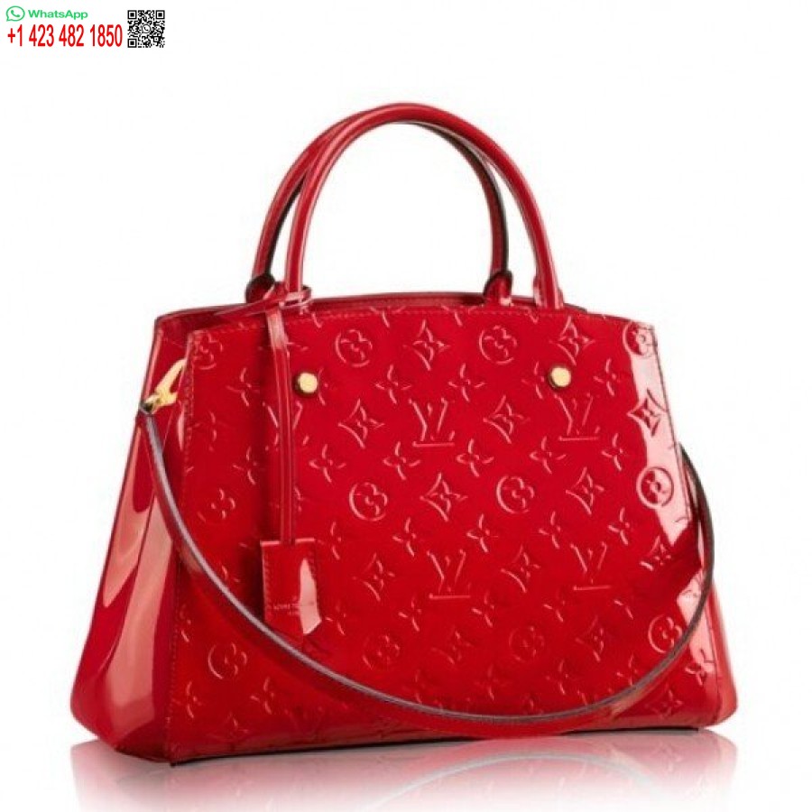 Replica Louis Vuitton Montaigne Mm Tas Monogram Vernis M50167 Blv606