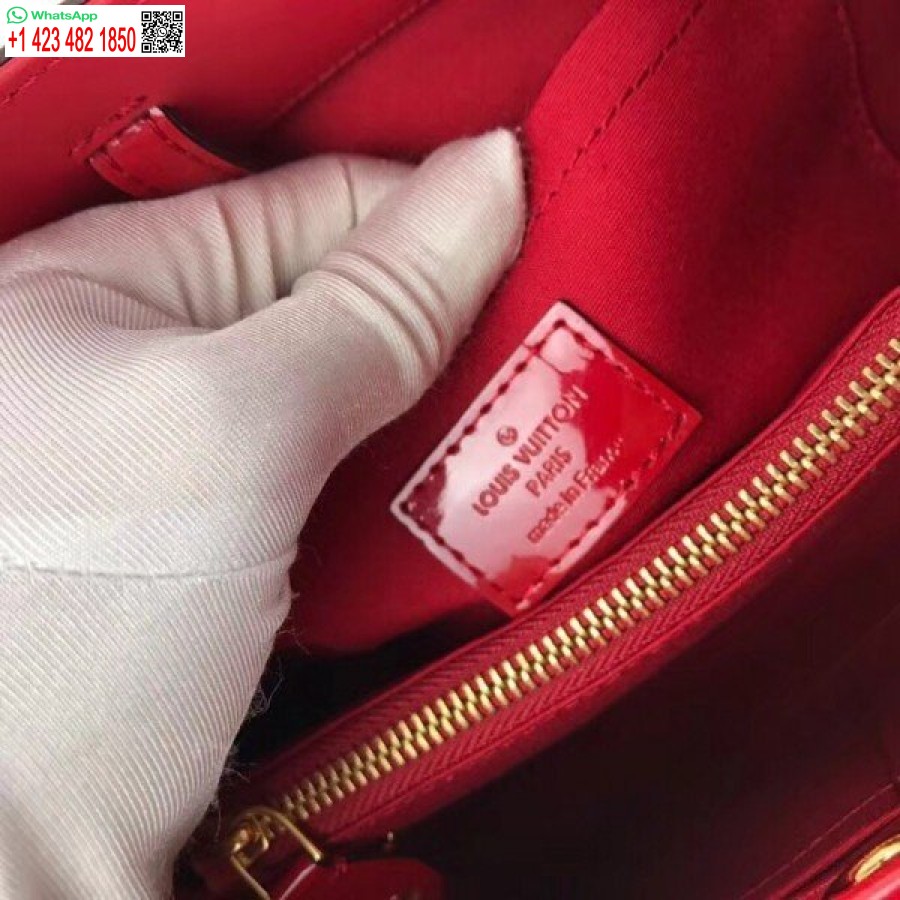 Replica Louis Vuitton Montaigne Mm Tas Monogram Vernis M50167 Blv606