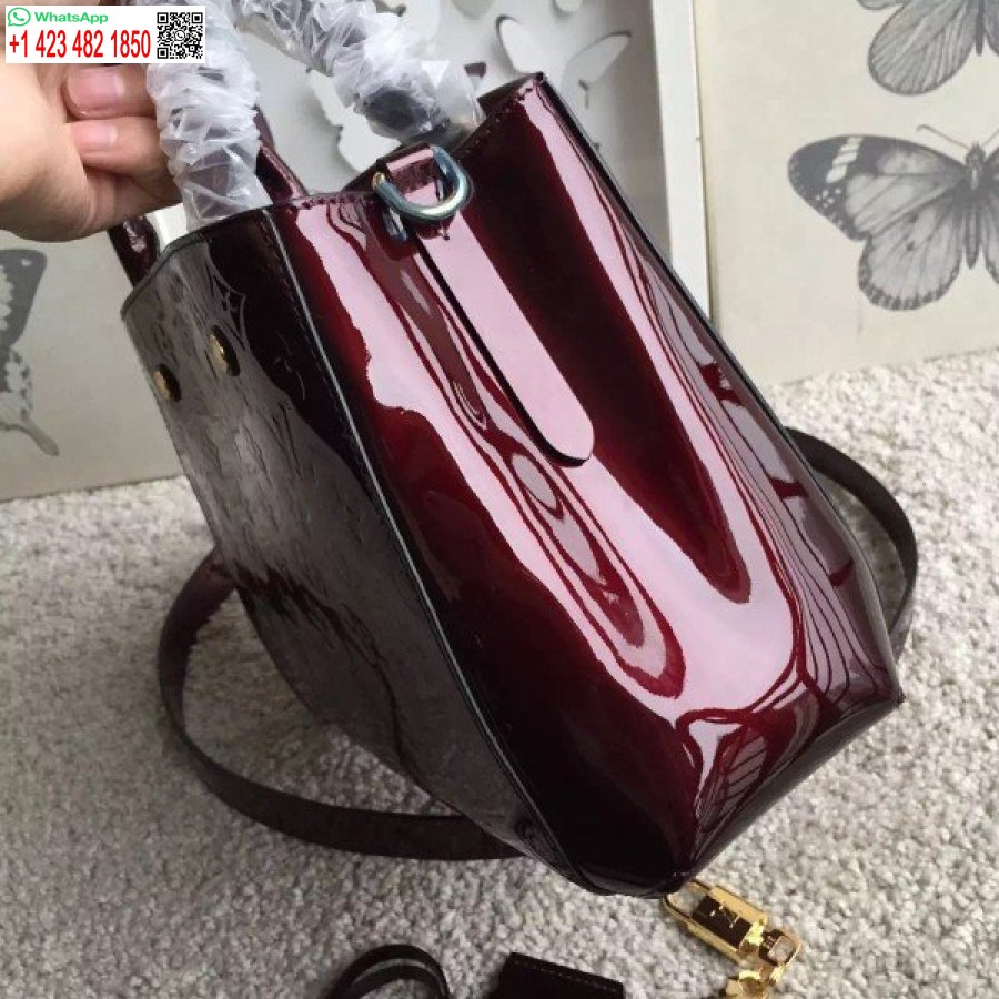 Replică Geantă Louis Vuitton Montaigne Bb Monogram Vernis M50403 Blv607