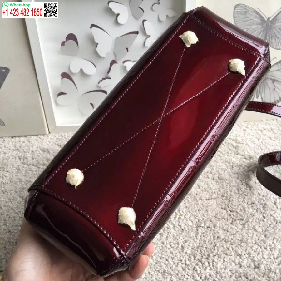 Replică Geantă Louis Vuitton Montaigne Bb Monogram Vernis M50403 Blv607