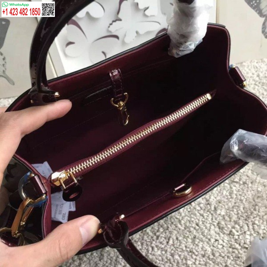 Replică Geantă Louis Vuitton Montaigne Bb Monogram Vernis M50403 Blv607