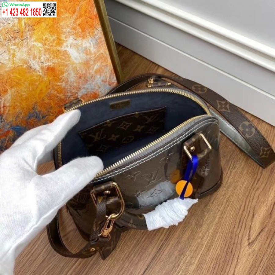 Replica Louis Vuitton Alma Bb Tas Monogram Vernis M90584 Blv615