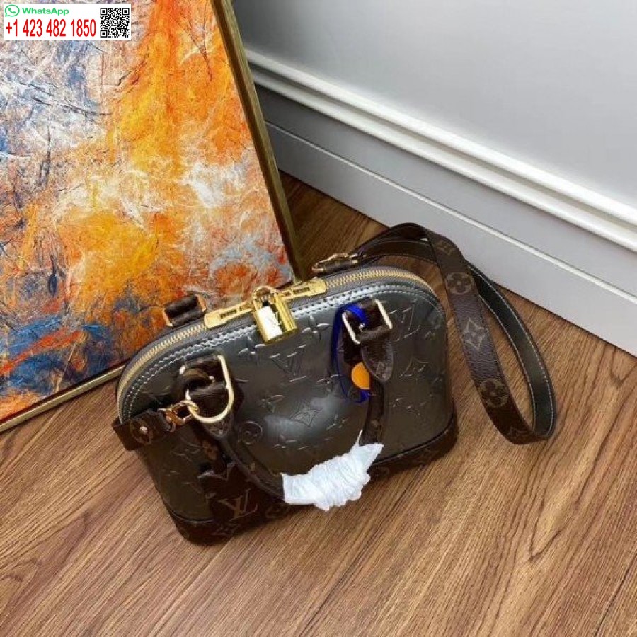 Replica Louis Vuitton Alma Bb Tas Monogram Vernis M90584 Blv615