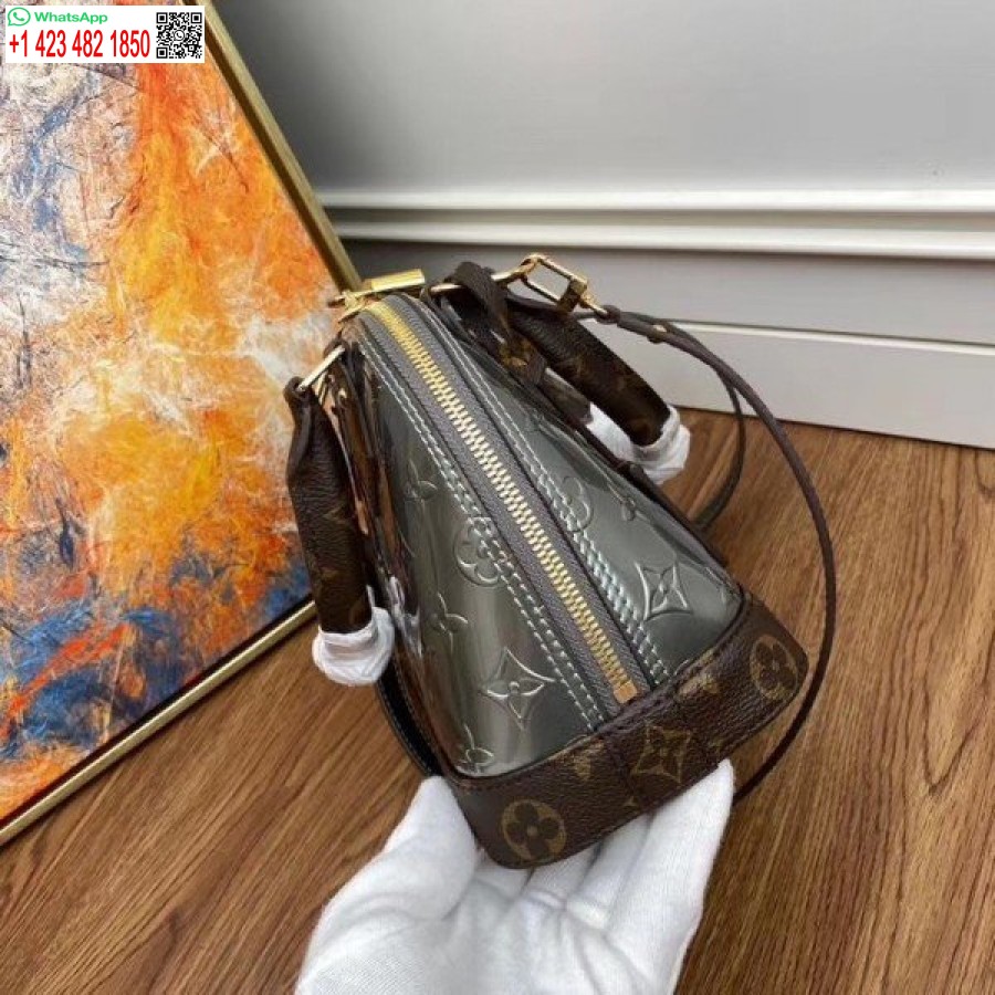 Replica Louis Vuitton Alma Bb Tas Monogram Vernis M90584 Blv615