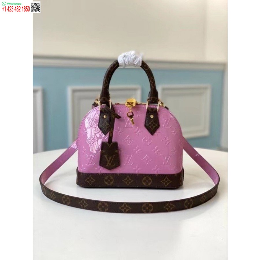 Replica Louis Vuitton Alma BB Bag Monogram Vernis M90583 BLV598