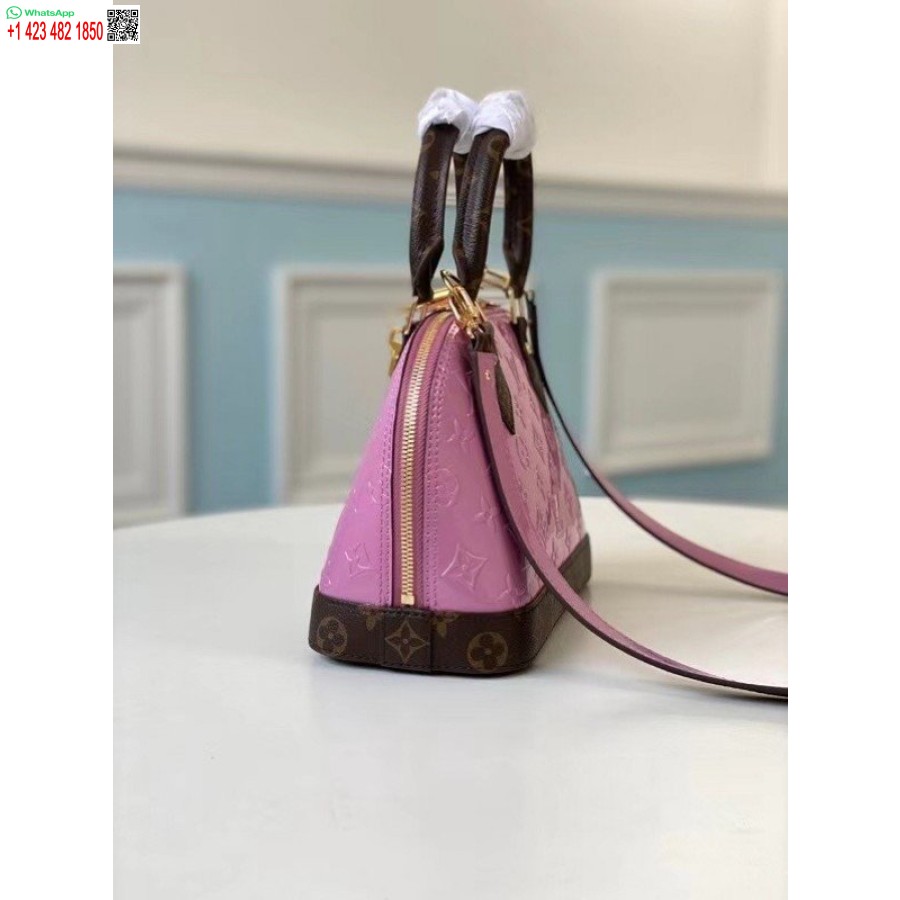 Replica Louis Vuitton Alma BB Bag Monogram Vernis M90583 BLV598