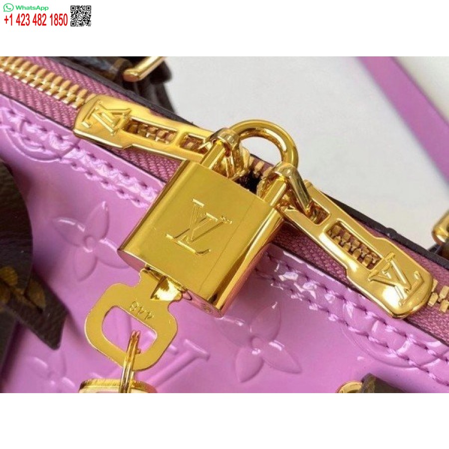 Replica Louis Vuitton Alma BB Bag Monogram Vernis M90583 BLV598