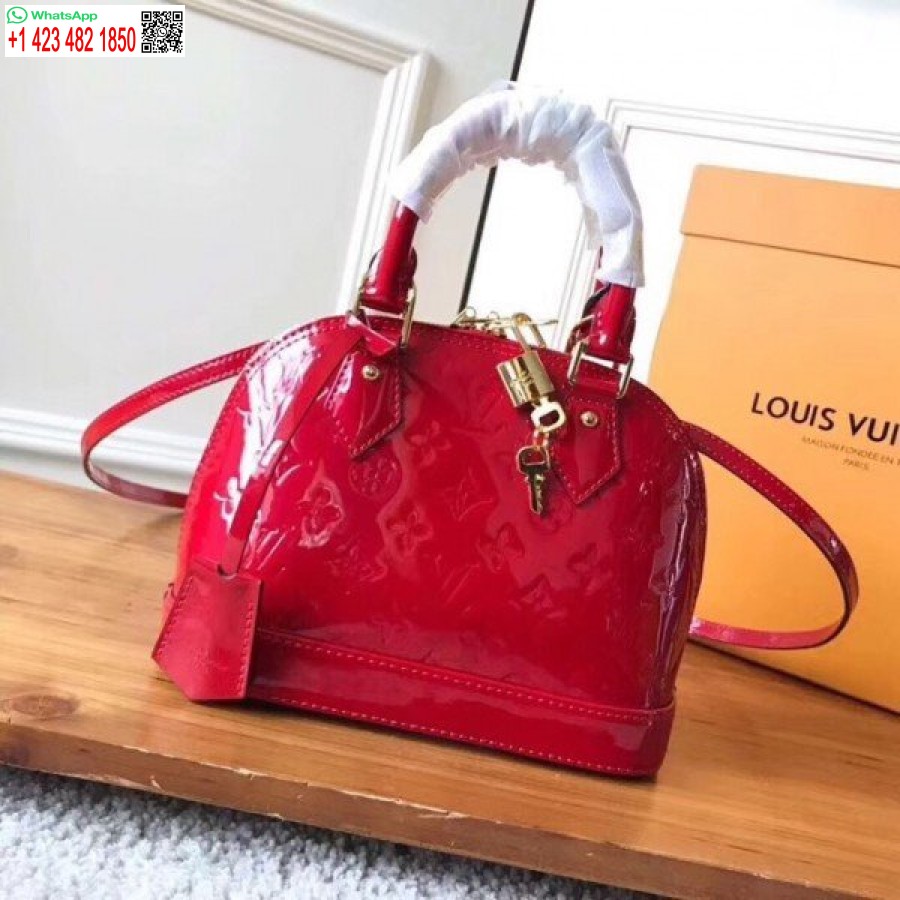 Replica Louis Vuitton Alma BB Bag Monogram Vernis M90174 BLV614