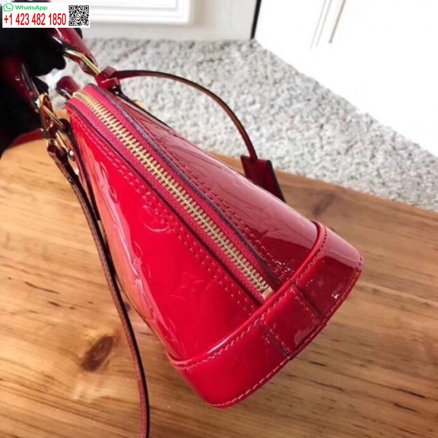 Replica Louis Vuitton Alma BB Bag Monogram Vernis M90174 BLV614