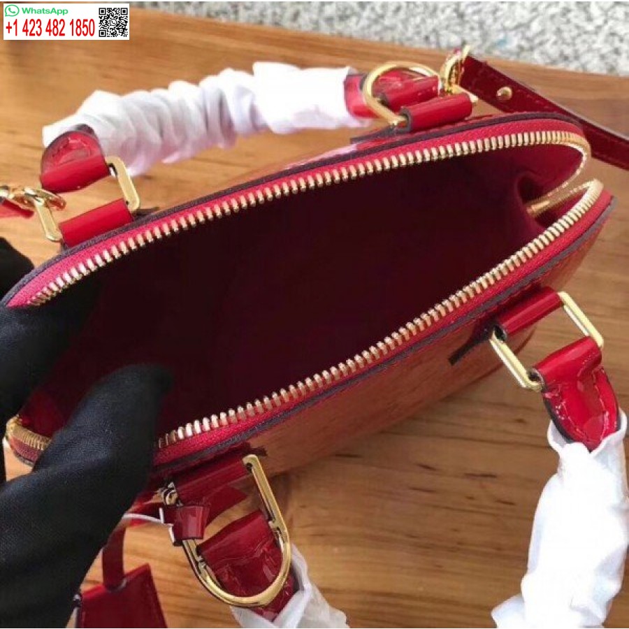 Replica Louis Vuitton Alma BB Bag Monogram Vernis M90174 BLV614