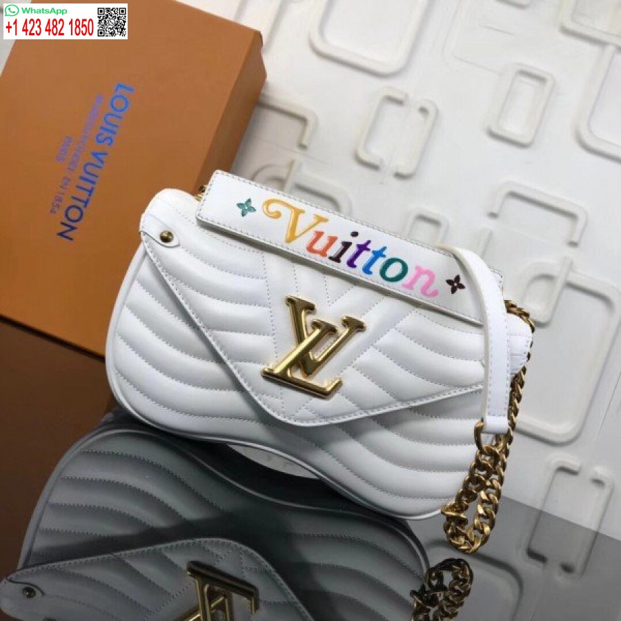Kopi Louis Vuitton Hvit New Wave Kjedeveske Mm M51945 Blv640