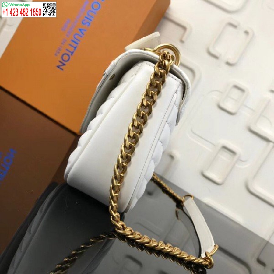 Kopi Louis Vuitton Hvit New Wave Kjedeveske Mm M51945 Blv640
