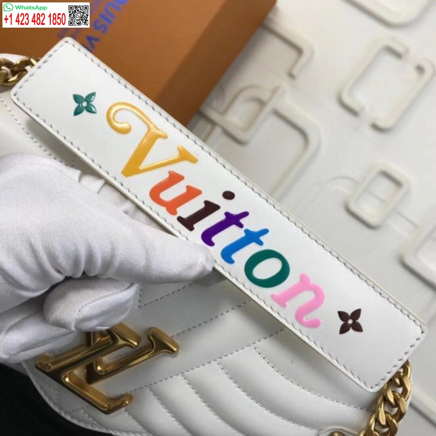 Kopi Louis Vuitton Hvit New Wave Kjedeveske Mm M51945 Blv640