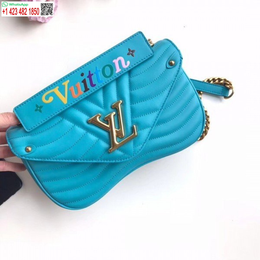 Réplica De Bolso De Cadena New Wave Turquesa De Louis Vuitton Mm M51946 Blv648