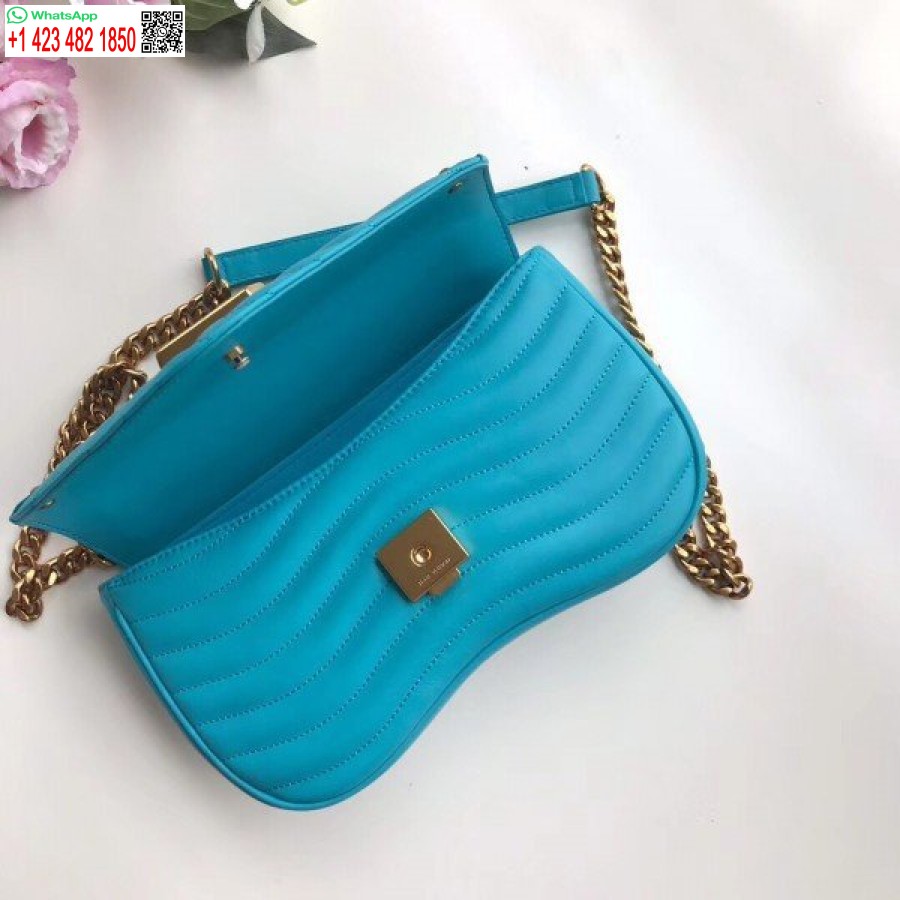 Réplica De Bolso De Cadena New Wave Turquesa De Louis Vuitton Mm M51946 Blv648