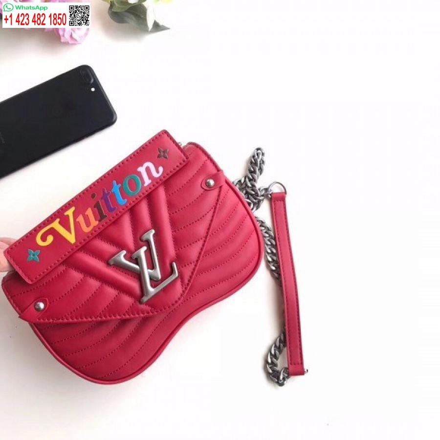 Réplique Louis Vuitton Sac à Chaîne New Wave Rouge PM M51930 Blv645