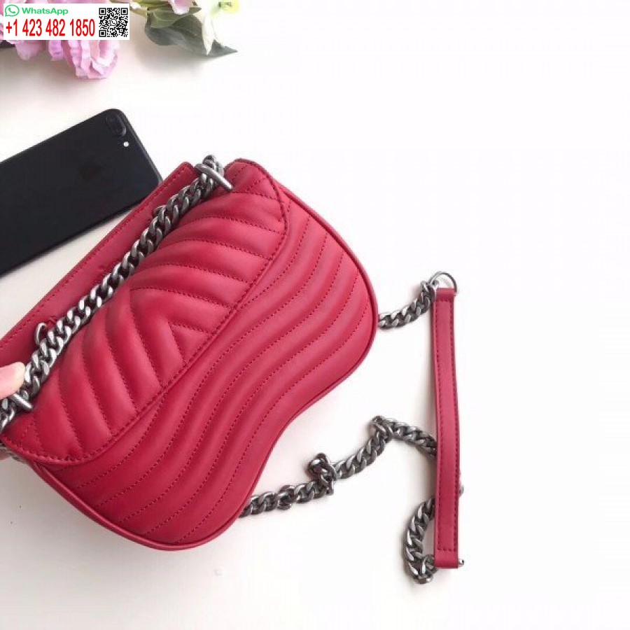 Réplique Louis Vuitton Sac à Chaîne New Wave Rouge PM M51930 Blv645