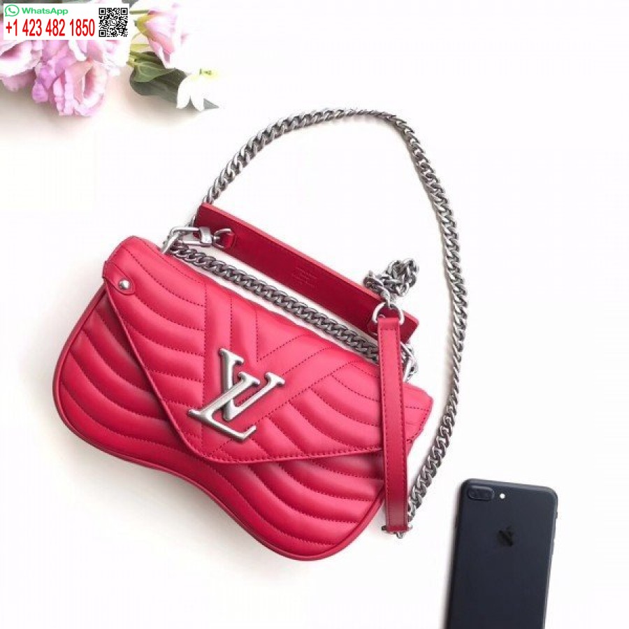 Réplique Louis Vuitton Sac à Chaîne New Wave Rouge MM M51943 Blv642
