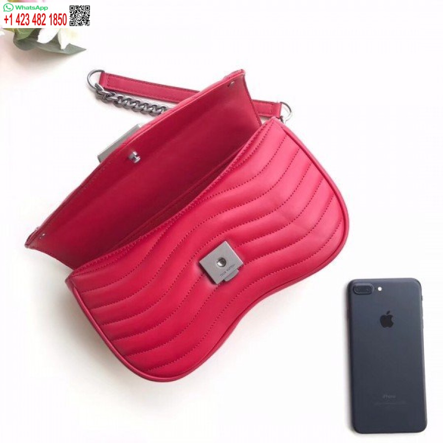 Réplique Louis Vuitton Sac à Chaîne New Wave Rouge MM M51943 Blv642