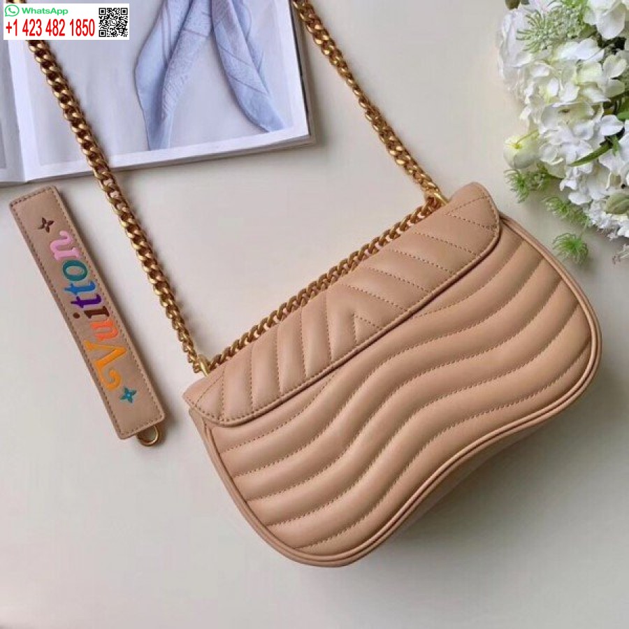 Réplique Louis Vuitton Noisette Nouveau Sac De Chaîne Wave MM M55206 Blv627