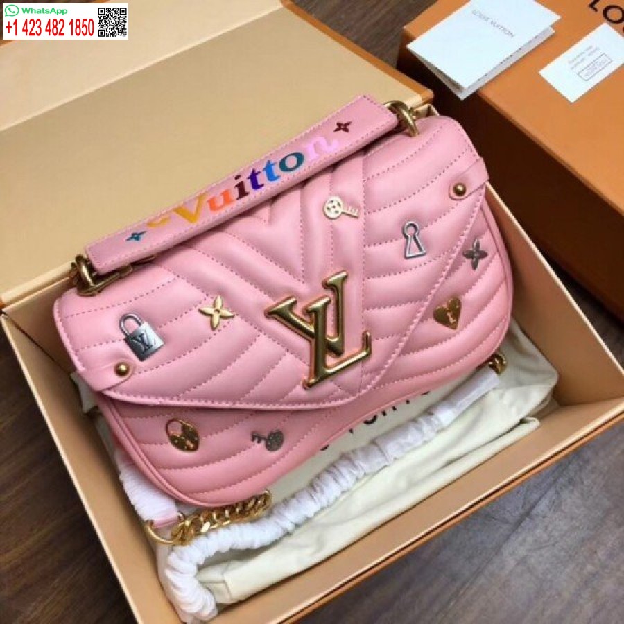 Replica Louis Vuitton Love Locks New Wave Chain Bag MM M53214 BLV625