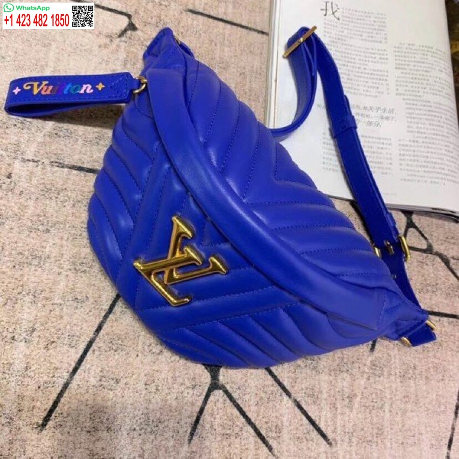 Kopi Louis Vuitton Blå New Wave Bum Bag M55289 Blv617