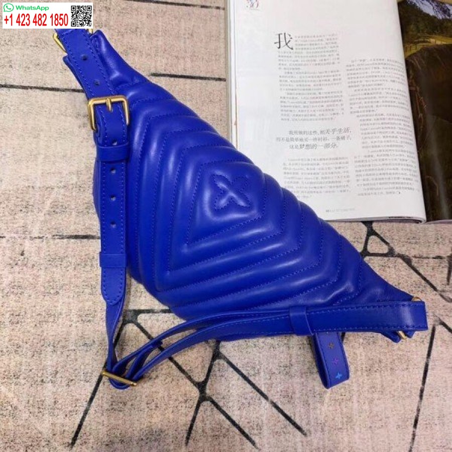 Kopi Louis Vuitton Blå New Wave Bum Bag M55289 Blv617