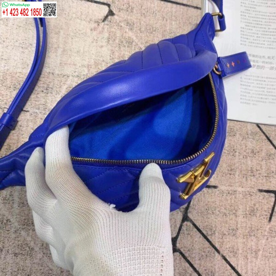 Kopi Louis Vuitton Blå New Wave Bum Bag M55289 Blv617