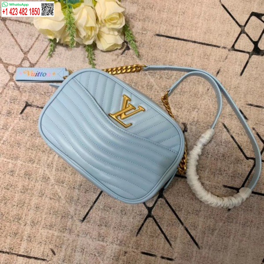 Replika Louis Vuitton Bleu Porzellan New Wave Kameratasche M55329 BLV635