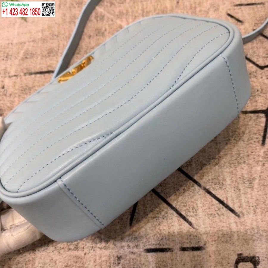 Replika Louis Vuitton Bleu Porzellan New Wave Kameratasche M55329 BLV635