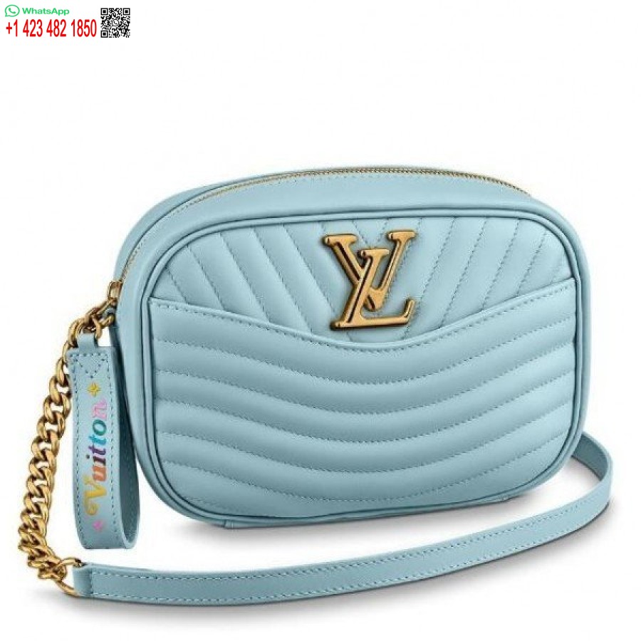 Réplique Louis Vuitton Bleu Porcelaine New Wave Camera Bag M55329 Blv635
