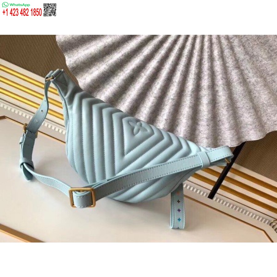 Kopi Louis Vuitton Bleu Porselen New Wave Bumbag M55331 Blv633