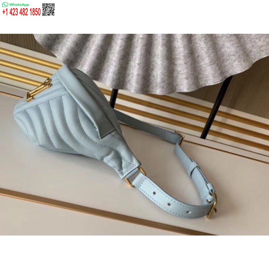 Kopi Louis Vuitton Bleu Porselen New Wave Bumbag M55331 Blv633