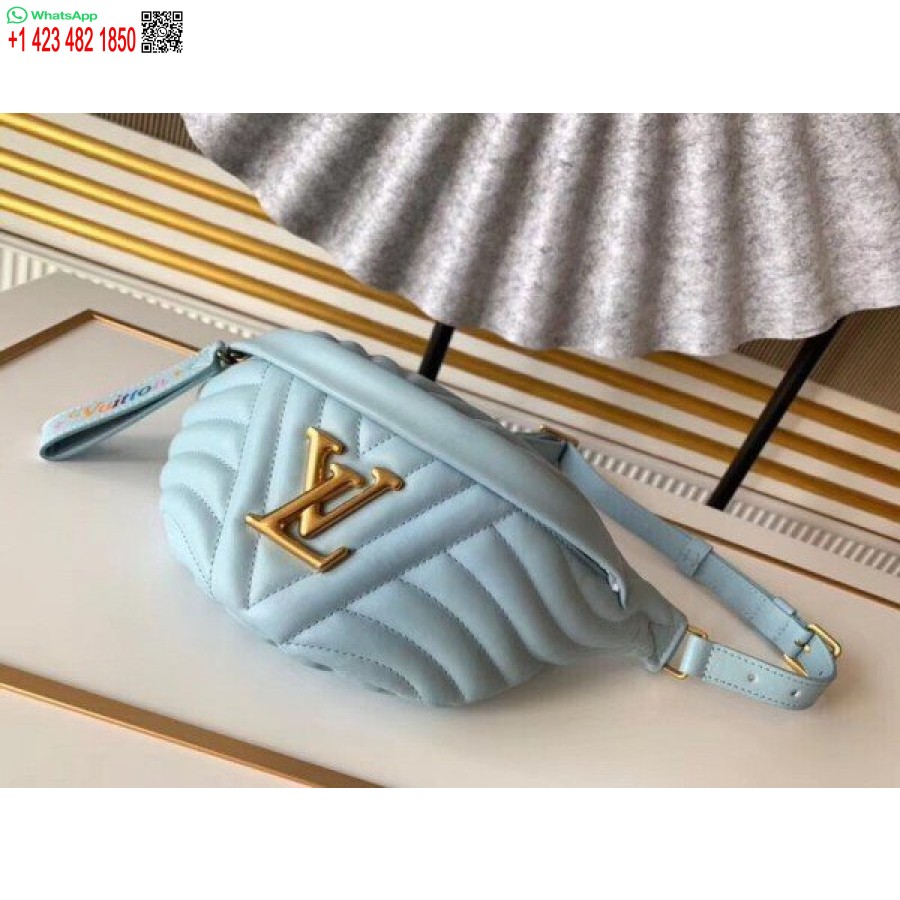 Kopi Louis Vuitton Bleu Porselen New Wave Bumbag M55331 Blv633