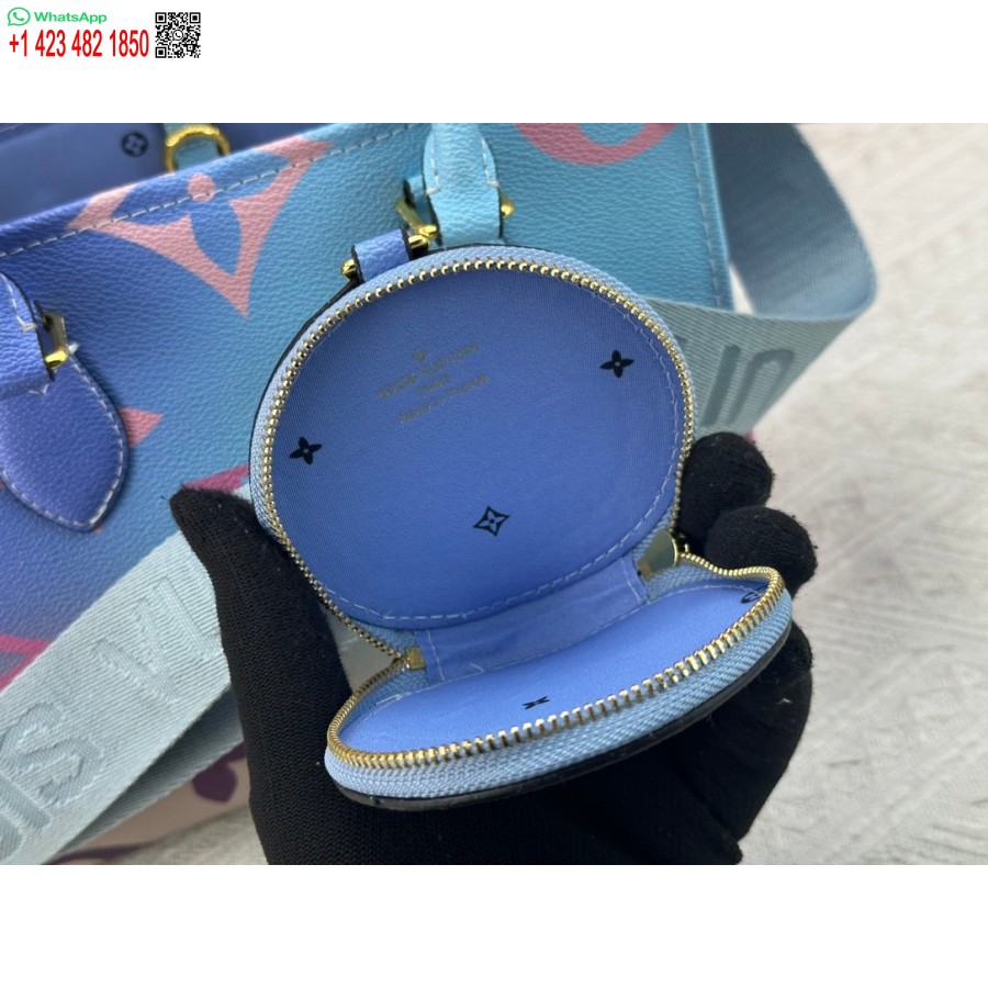 Borsa Colorata Di Colore Sfumato Borsa Tote Lv Onthego Nuovo Arrivo