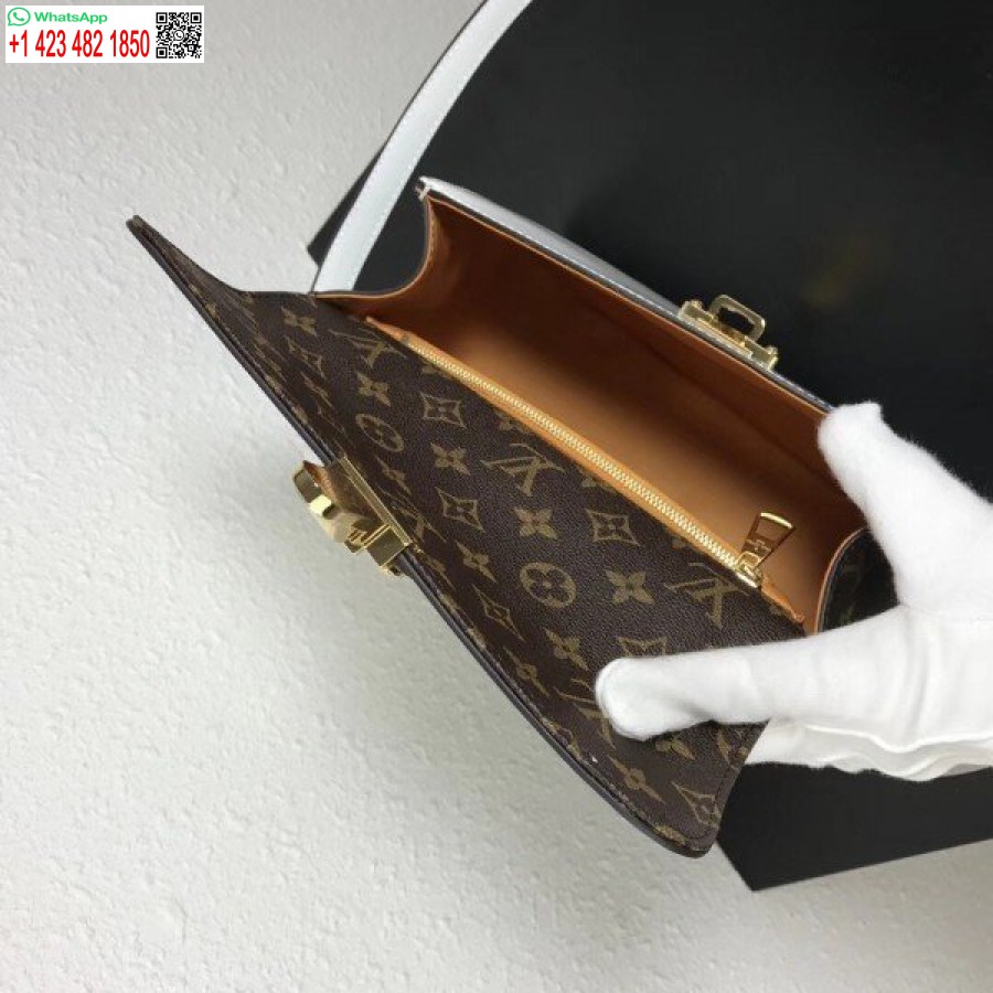 Replica Louis Vuitton White Cherrywood Bag Patent Leather M53352 BLV661