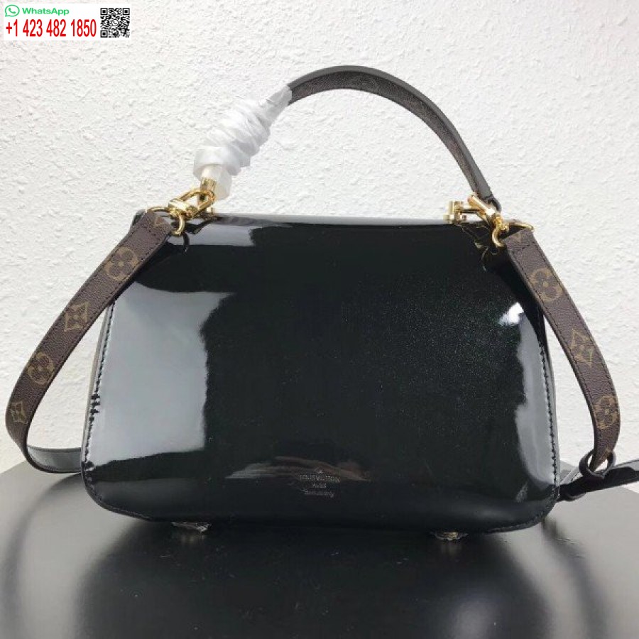 реплика Louis Vuitton Noir чанта от черешово дърво лачена кожа M53353 Blv662
